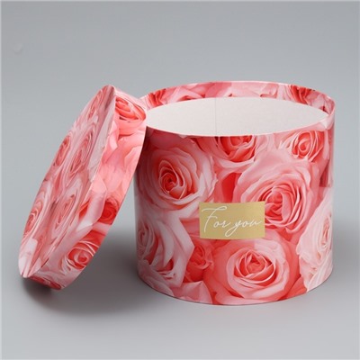 Набор коробок для цветов 4 в 1, упаковка подарочная, «Нежные цветы», 14×14×13 см - 20×20×17.5 см