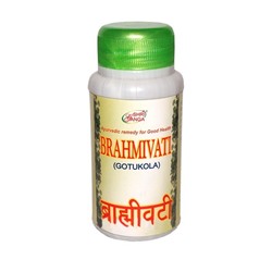 Брахми Вати / Готу Кола Шри Ганга (мозговой тоник) Brahmivati (Gotukola) Shri Ganga 200 табл.