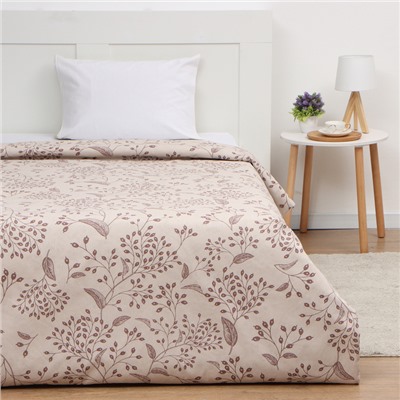 Пододеяльник 1.5-спальный «Экономь и Я. Барбарис», 147×210 см, бежевый, бязь