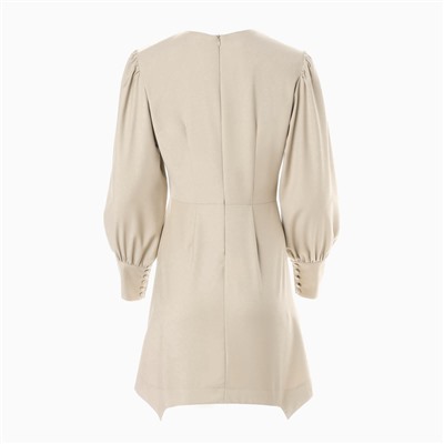 Платье мини женское MINAKU: Casual Collection, бежевое, размер 48