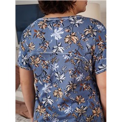 Туника "Бархатка" (Индиго)