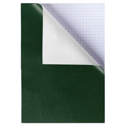 Тетрадь А4  96л клетка "Бумвинил Зеленый" (047621) офсет Хатбер