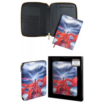 Ежедневник-органайзер недатированный А5+ 240 стр. 70555 "НАППА.ЕЁ ЗОВУТ КАЛИПСО" кожзам, поролон, застежка "молния" #КРИСТИНА МАКЕЕВА Феникс