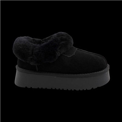 Угги из натуральной кожи 702-1 черные п/п