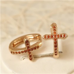 Серьги позолота  H01-4492