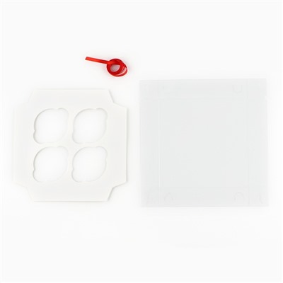 Коробка для капкейка «Тепла и уюта в Новом году», 16×16×10 см