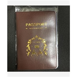 Обложка на паспорт, 4 карм. внутри. Цвет розовый 9046418