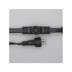 Гирлянда «Занавес» 2×3 м, IP44, УМС, тёмная нить, 760 LED, свечение белое, 220 В