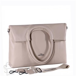 Сумка женская кожаная 1475Y off white Polina&Eiterou