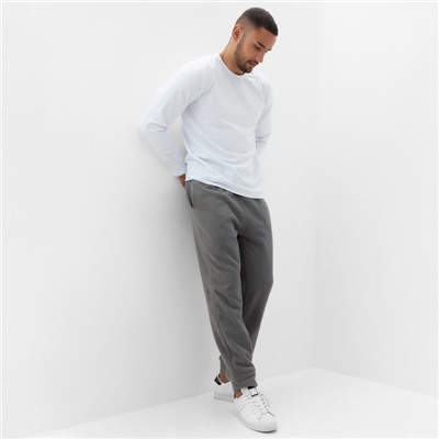 Лонгслив мужской MINAKU: Basic line MAN, размер 50, белый