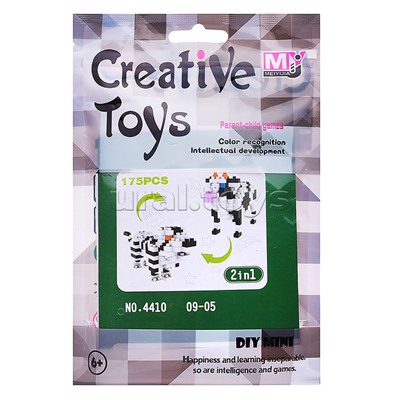 Конструктор "Животные №2" в ассортименте, в пакете