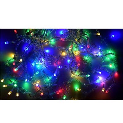 Электрогирлянда Бахрома, 6м, 192 лампы, цветная