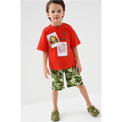 Фуфайка трикотажная для мальчиков (футболка) PLAYTODAY, 1239799