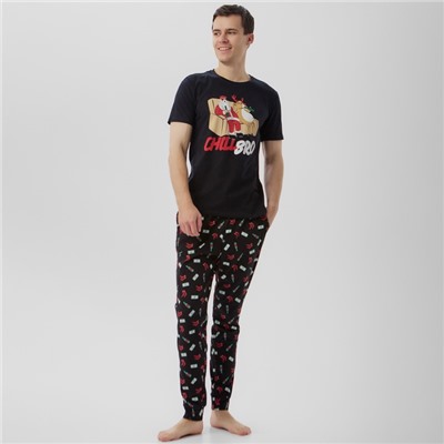 Пижама мужская KAFTAN «Chill bro» размер 56