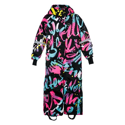 Комбинезон текстильный с полиуретановым покрытием для девочек