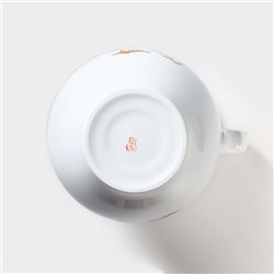 Кувшин Добрушский завод «Гуси», 2 л, фарфор, белый, рисунок МИКС