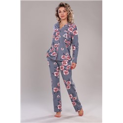 ТК 215 роз Пижама (Серый/розовый)