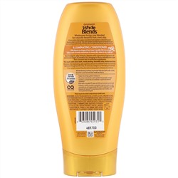 Garnier, Whole Blends, кондиционер для придания блеска, «Экстракты масел камелии и марокканской арганы», 370 мл