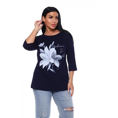 Футболка 6043 (Темно-синий)