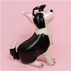 Шар 3D (36''/92 см) Щенок в колпачке, 1 шт. в уп.