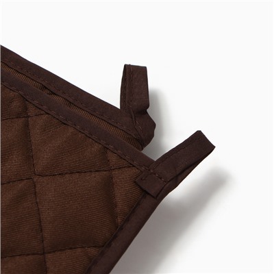 Набор кухонный «Kitchen» варежка-прихватка 20×27 см, прихватка 17×17 см 100% п/э