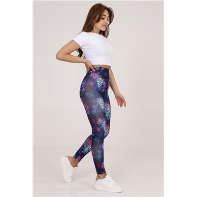 Легинсы Л029 (Т-син,гол,роз)