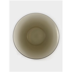 Блюдце стеклянное Basilico, d=16 см, цвет коричневый