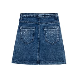 Юбка текстильная джинсовая для девочек