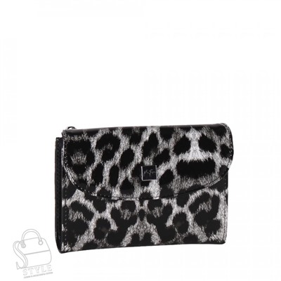 Женский кошелек 7007-9 black white Velina Fabbiano