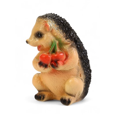 Садовая фигура из гипса «Ёжик с вишней», 9×11×13.5 см