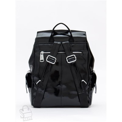 Рюкзак женский кожаный 18337-8 black Polina&Eiterou  в Новосибирске