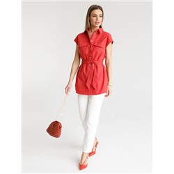 Джинсы мом-фит из эластичного денима