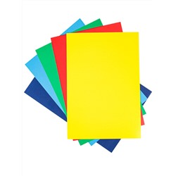 ПАПКА ДЛЯ ДЕТ.ТВОРЧЕСТВА Картон цветной А4 5л. ЯГОДНЫЕ КОТЫ (05-9321) (в папке,5цв.)