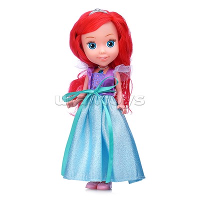 Кукла 25 см озвуч, Ариэль, свет (амулет, рук и ноги сгиб, акс)