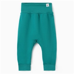 Штанишки детский MINAKU New Year's cars, рост 74-80 см, зелёные