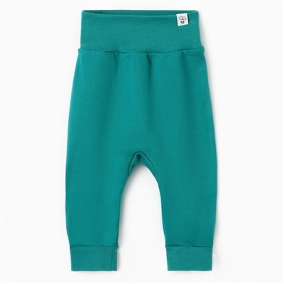 Штанишки детский MINAKU New Year's cars, рост 74-80 см, зелёные