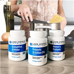 Lake Avenue Nutrition, Пробиотики для женщин, 20 млрд КОЕ, 60 растительных капсул