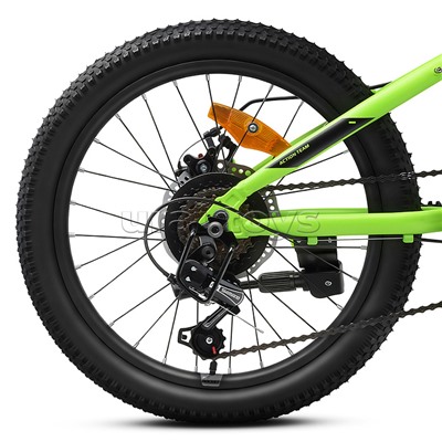 Велосипед 20" Rocket Crux 4.0 , цвет зеленый, размер 11"