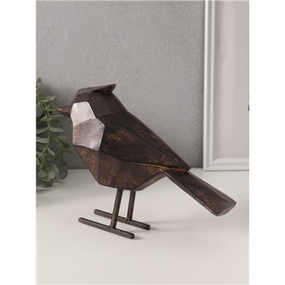 Фигурка полистоун «Чёрная птица. Грани», 24×9×16.5 см