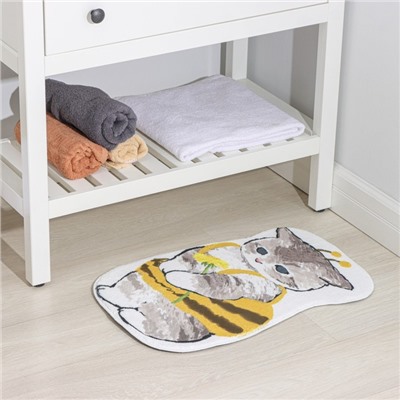 Коврик для дома Доляна «Крошка Киса», 40×60 см