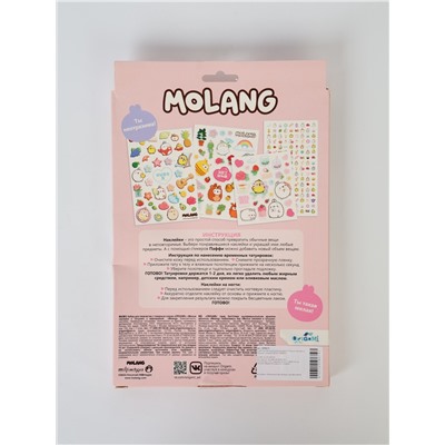 УЦЕНКА Набор для декорирования «Милые наклейки и татушки» розовый.08104