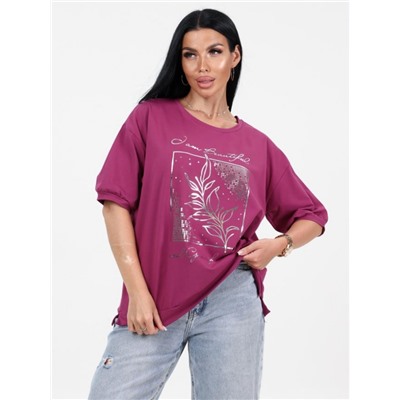 Футболка "Лайма" бордо