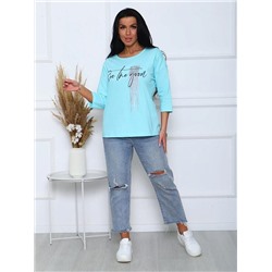 Футболка "Эрини" (Бирюза)