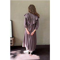 Платье женское  STREET074/04/Вишневый, белый