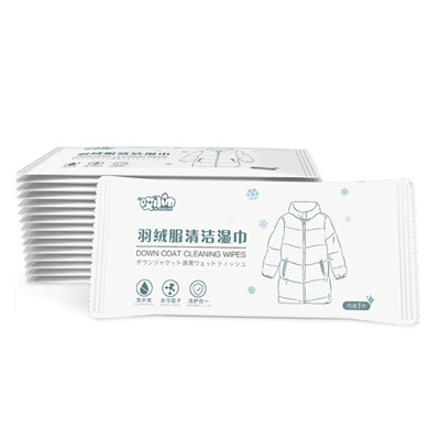 Салфетка очищающая для курток и пуховиков от пятен и загрязнений, 1 шт. в упаковке