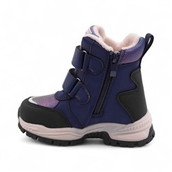 Ботинки мембранные на меху В6673-12 синие