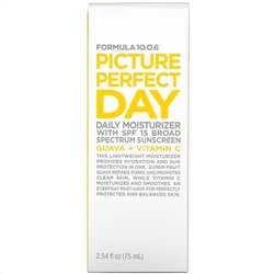 Formula 10.0.6, Picture Perfect Day, Daily Moisturizer with SPF 15 Broad Spectrum Sunscreen, 2.54 fl oz (75 ml)