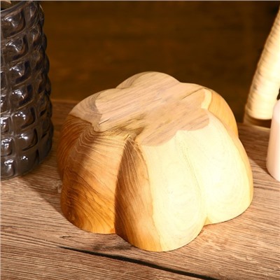 Салатник, 20×20×9 см, тиковое дерево