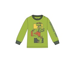 Фуфайка детская трикотажная для мальчиков (футболка с длинными рукавами)