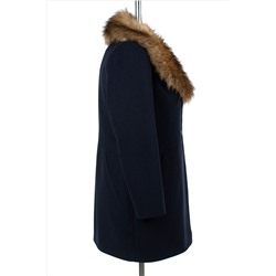 02-2343 Пальто женское утепленное(пояс)